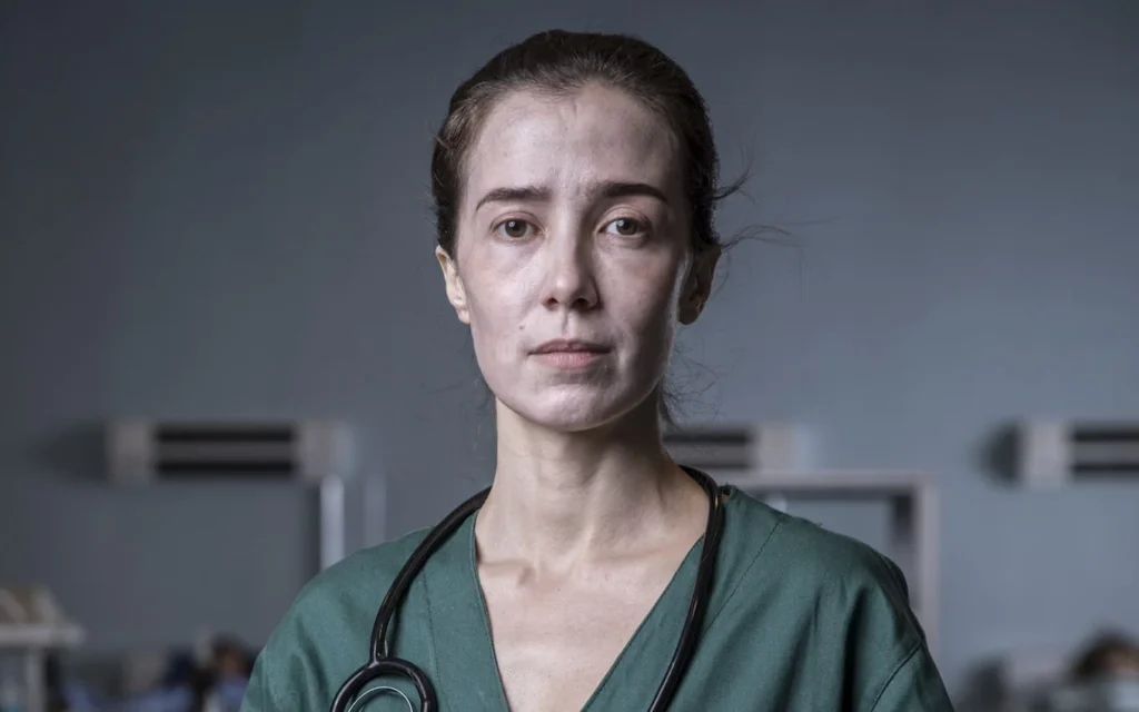 Marjorie Estiano na série Sob Pressão (Divulgação)
