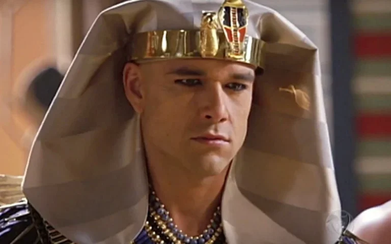 Sergio Marone como Ramsés em Os Dez Mandamentos (Reprodução/Record)