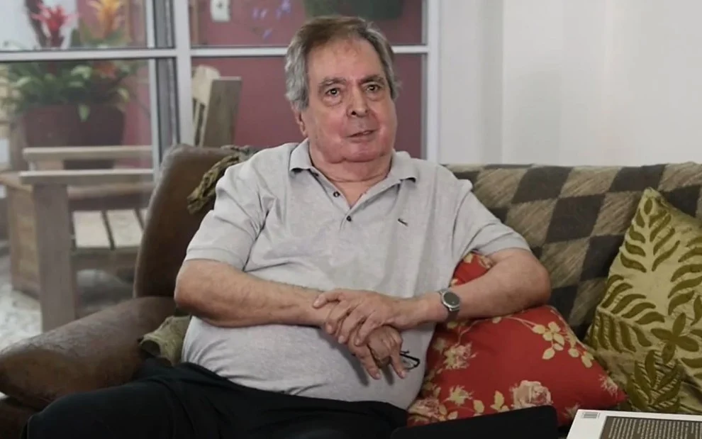 O autor Benedito Ruy Barbosa na série documental Donos da História, da Globo, de 2017 (Reprodução)