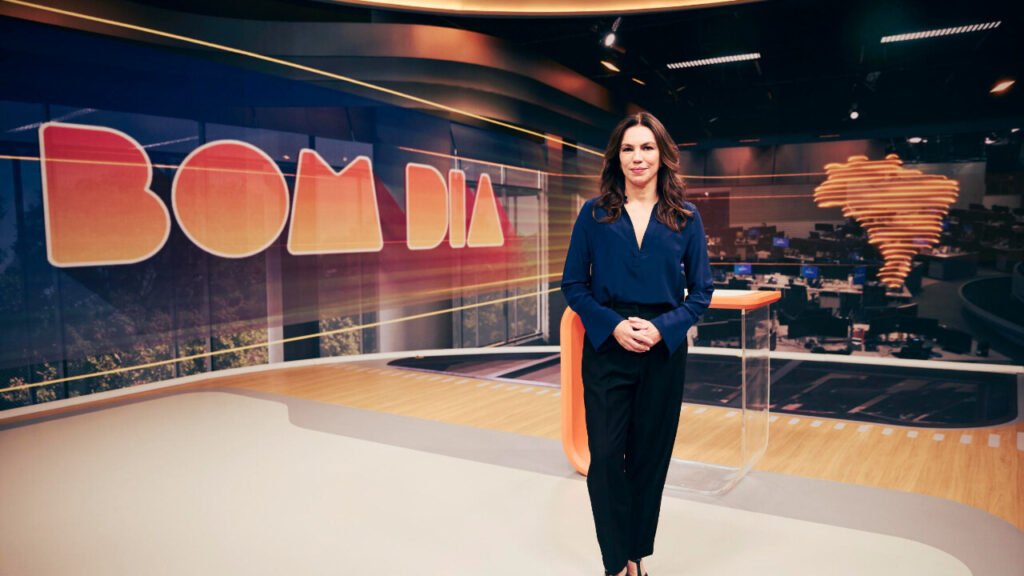 Novo estúdio do Bom Dia Brasil: investimento em jornalismo (Divulgação) 