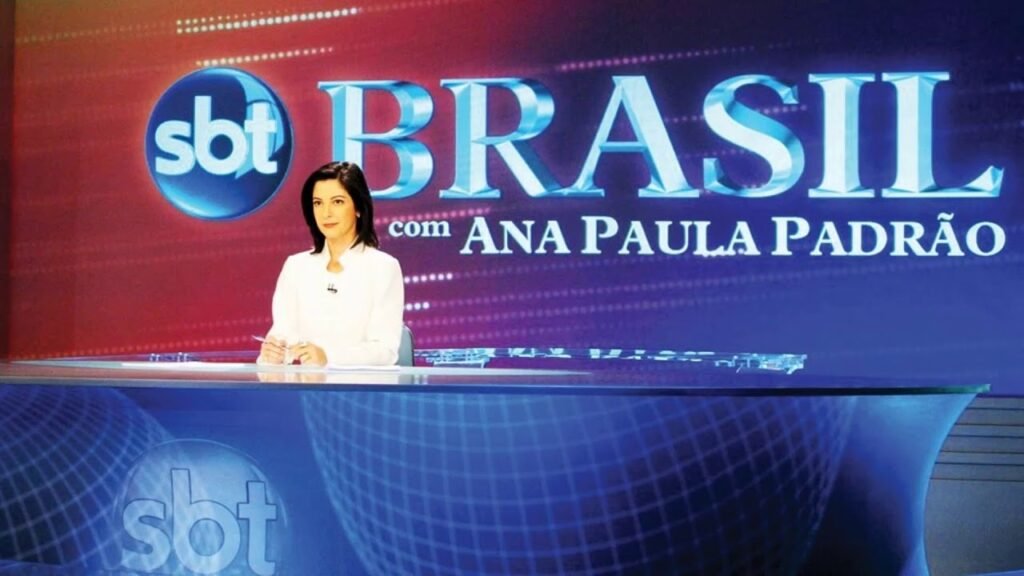 Ana Paula Padrão montou a primeira equipe do SBT Brasil (Reprodução)